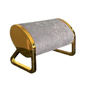 Velvet Jewelry bracelet holder, stand display, gold metal bangle organizer